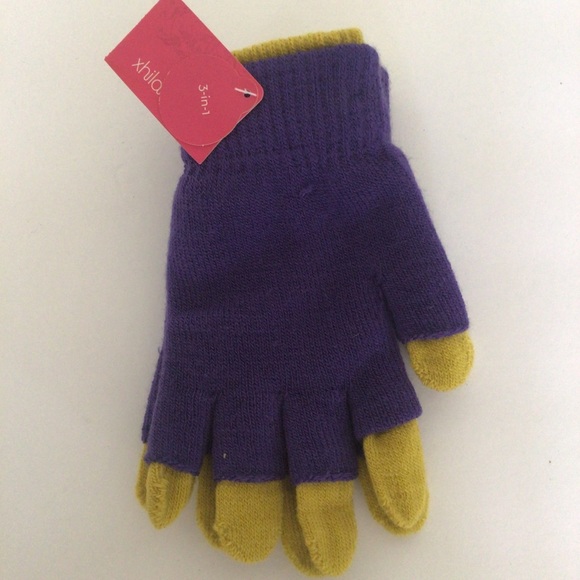 TARGET XHILIRATION FINGERLESS GLOVES AND EXTRA PAIR OF GLOVES NWT - Picture 4 of 6
